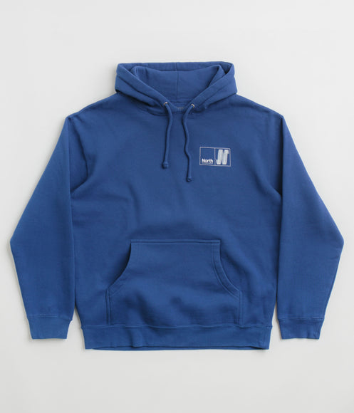 North N Logo Hoodie - Royal Blue / White