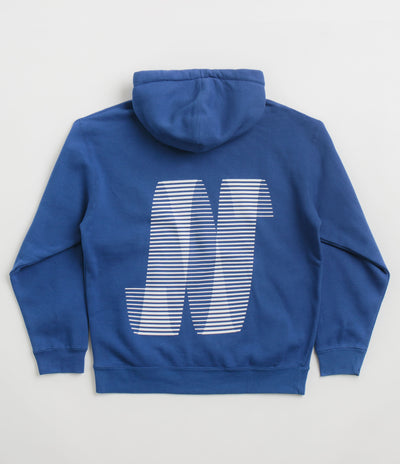 North N Logo Hoodie - Royal Blue / White