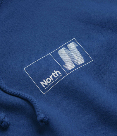 North N Logo Hoodie - Royal Blue / White