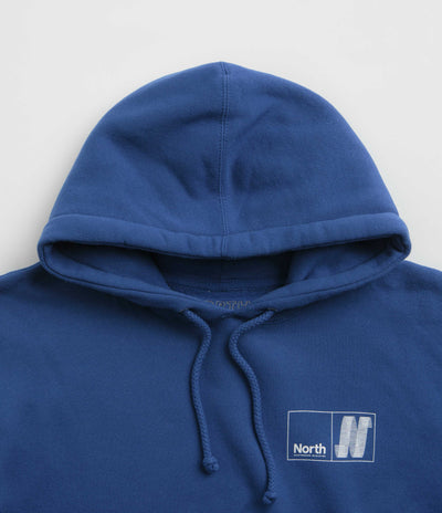 North N Logo Hoodie - Royal Blue / White