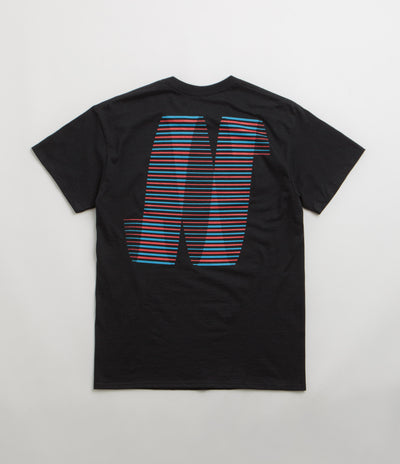 North N Logo T-Shirt - Black / Blue / Red