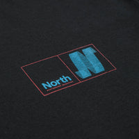 North N Logo T-Shirt - Black / Blue / Red thumbnail