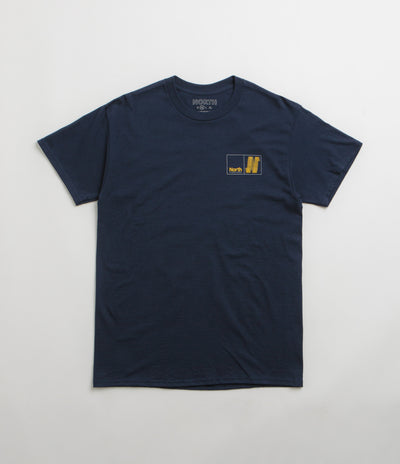 North N Logo T-Shirt - Navy / Amber / Smoke