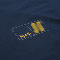 North N Logo T-Shirt - Navy / Amber / Smoke thumbnail