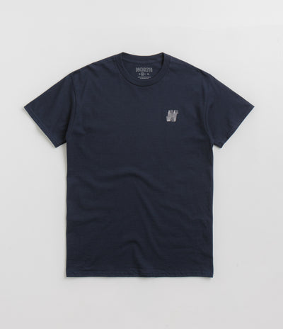 North N Logo T-Shirt - Navy / White