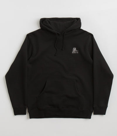 North Zodiac Logo Hoodie - Black / White