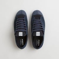 Novesta Star Master Hairy Suede Shoes - Navy thumbnail