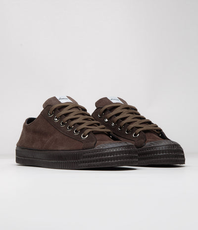 Novesta Star Master Suede Shoes - Double Brown