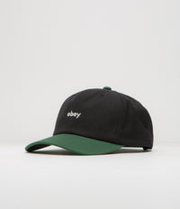 Obey 2 Tone Lowercase Cap - Black Multi