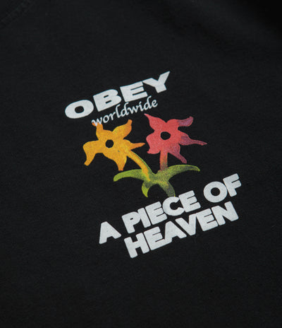 Obey A Piece Of Heaven T-Shirt - Black