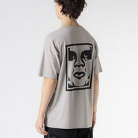 Obey Bold Icon Heavyweight T-Shirt - Silver Grey thumbnail