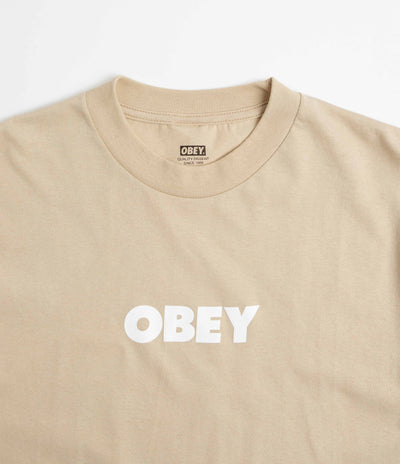 Obey Bold T-Shirt - Sand