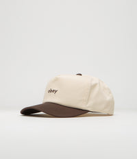 Obey Case 5 Panel Cap - Java Brown Multi