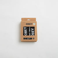 Obey Established Work Boxers (2 Pack) - Black thumbnail