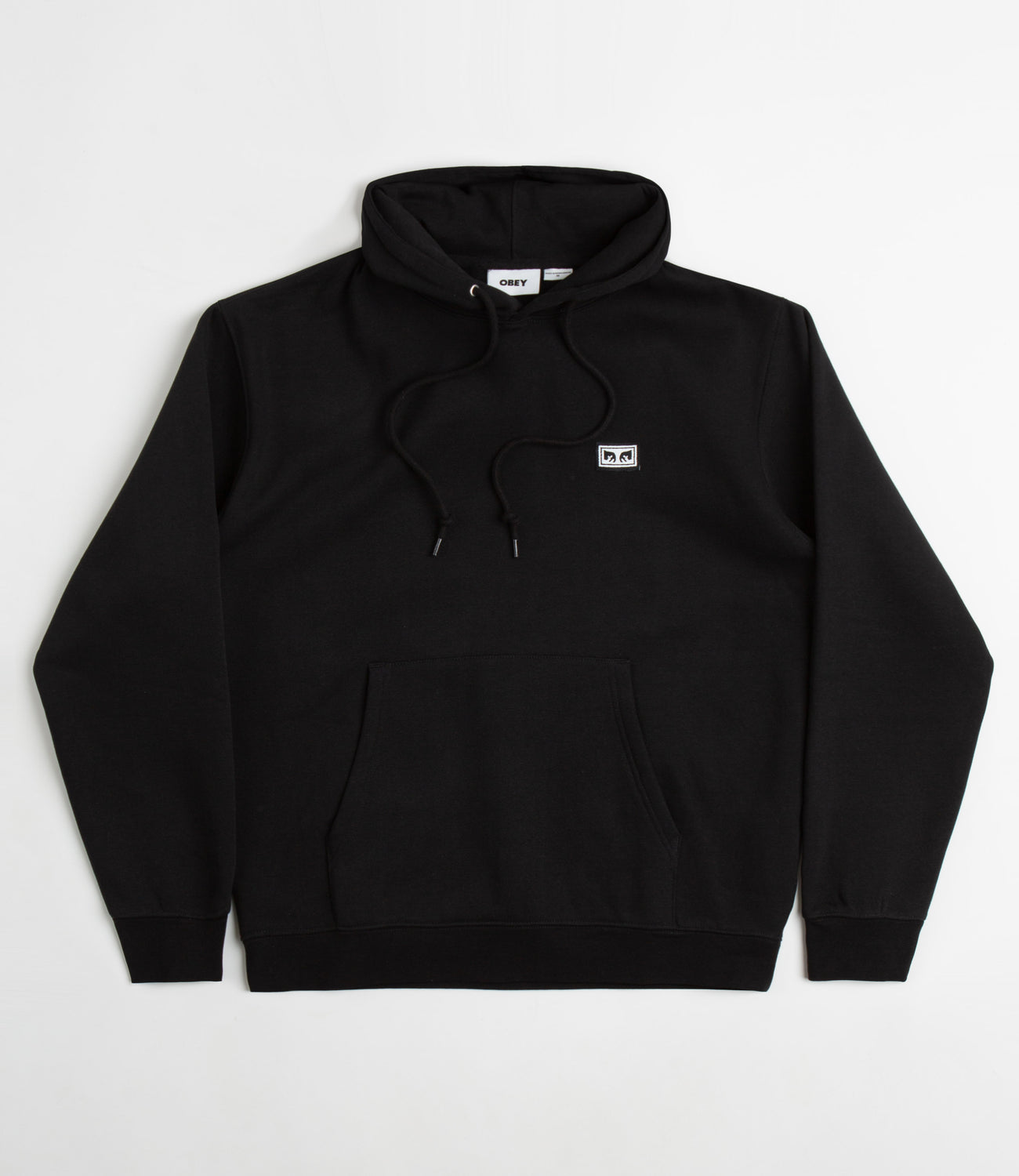 Obey Established Works Eyes Hoodie - Black | Flatspot