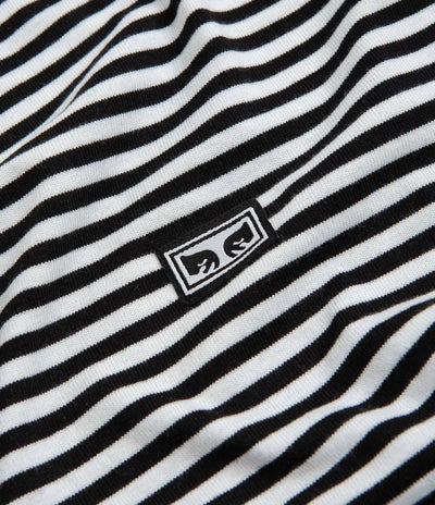 Obey Established Works Eyes Stripe T-Shirt - Black