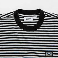 Obey Established Works Eyes Stripe T-Shirt - Black thumbnail