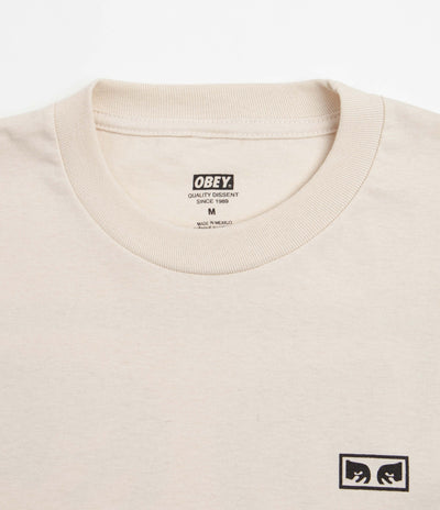 Obey Eyes 3 T-Shirt - Cream