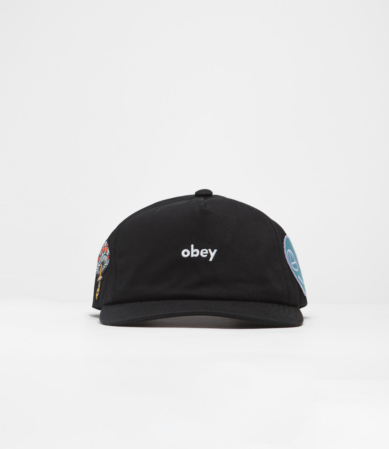 Obey five panel sales hat