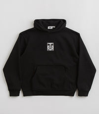 Obey Icon Extra Heavy Hoodie - Black