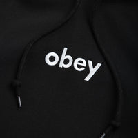 Obey Lowercase Hoodie - Black thumbnail