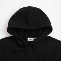 Obey Lowercase Hoodie - Black thumbnail