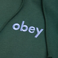 Obey Lowercase Hoodie - Dark Cedar thumbnail