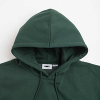 Obey Lowercase Hoodie - Dark Cedar thumbnail