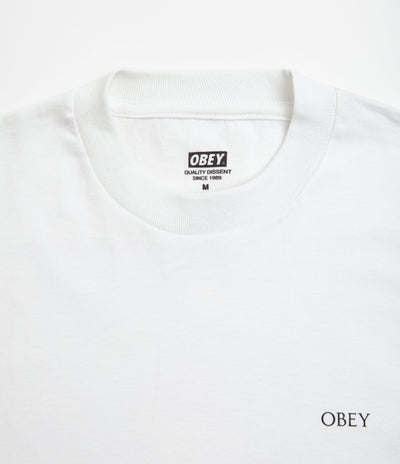 Obey Peace Dove Blue T-Shirt - White