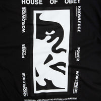 Obey Power & Equality T-Shirt - Black thumbnail