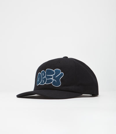 Obey Scribbles Cap - Black