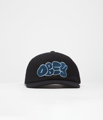 Obey Scribbles Cap - Black