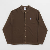 Parlez Arthur Knit Cardigan - Mocha Brown thumbnail