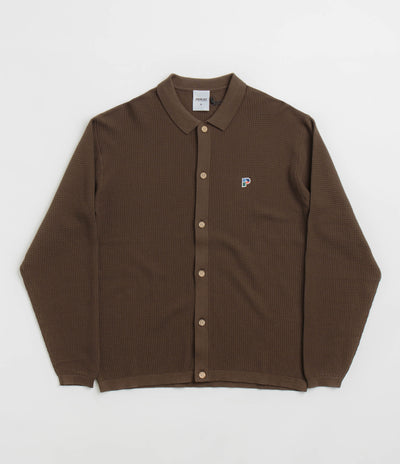 Parlez Arthur Knit Cardigan - Mocha Brown