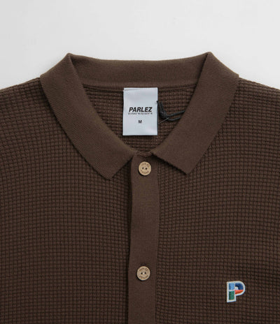 Parlez Arthur Knit Cardigan - Mocha Brown