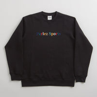 Parlez Leaf Crewneck Sweatshirt - Black thumbnail