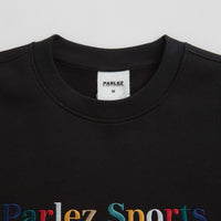 Parlez Leaf Crewneck Sweatshirt - Black thumbnail