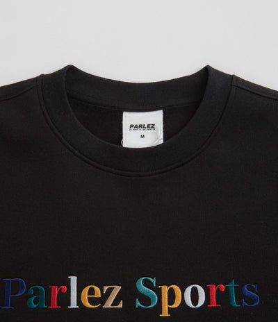 Parlez Leaf Crewneck Sweatshirt - Black