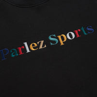 Parlez Leaf Crewneck Sweatshirt - Black thumbnail