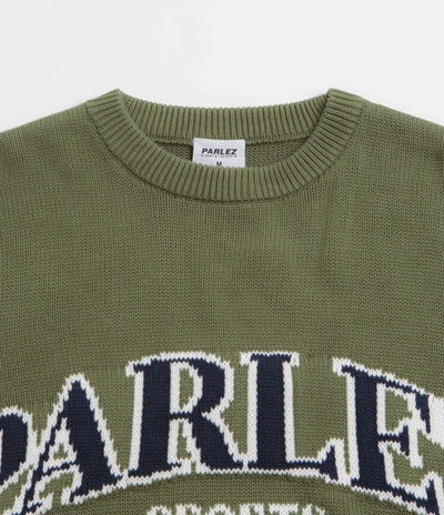 Parlez Phelan Crewneck Sweatshirt - Olive Green