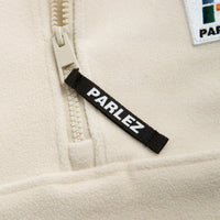 Parlez Reese Fleece 1/4 Zip Sweatshirt - Ecru thumbnail