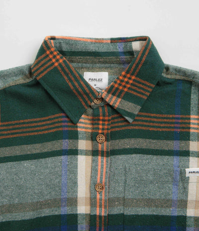 Parlez Rotan Check Shirt - Deep Green