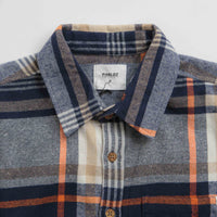 Parlez Rotan Check Shirt - Navy thumbnail