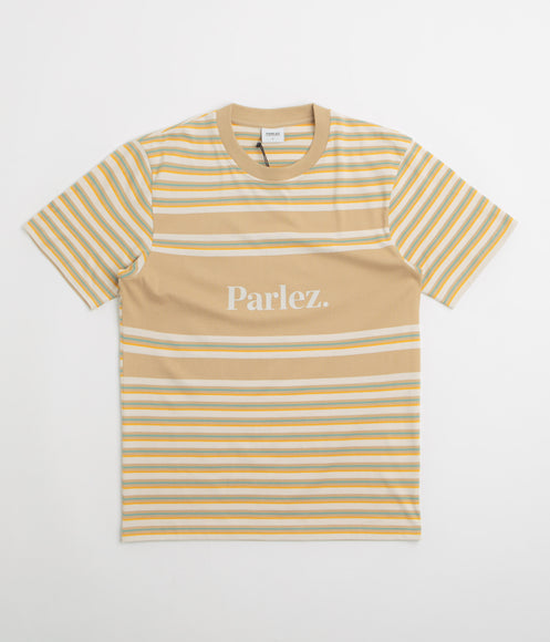 Parlez Solar YD Stripe T-Shirt - Greige