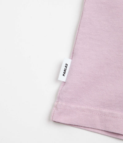 Parlez Trelow Pigment Pocket Oversized T-Shirt - Lilac Washed