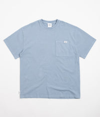 Parlez Trelow Pigment Pocket Oversized T-Shirt - Sky Blue Washed