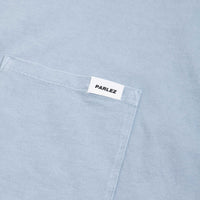 Parlez Trelow Pigment Pocket Oversized T-Shirt - Sky Blue Washed thumbnail