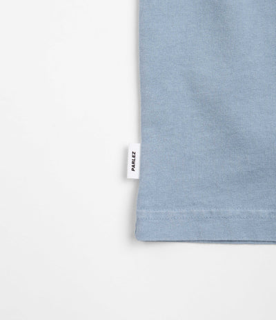 Parlez Trelow Pigment Pocket Oversized T-Shirt - Sky Blue Washed