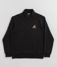 Parlez Wanstead 1/4 Zip Sweatshirt - Black