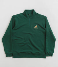 Parlez Wanstead 1/4 Zip Sweatshirt - Deep Green